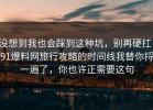 没想到我也会踩到这种坑，别再硬扛：91爆料网旅行攻略的时间线我替你捋一遍了，你也许正需要这句